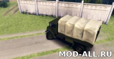 Скачать бесплатно мод Chevrolet CMP 3 Ton 4x4 Cargo 1.0 для Spintires