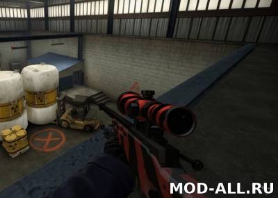 Скачать бесплатно мод Red Awp для CS Global Offensive