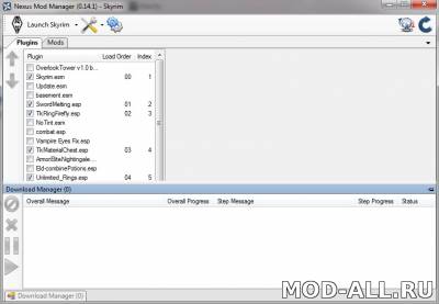 Скачать бесплатно мод Nexus Mod Manager для Skyrim