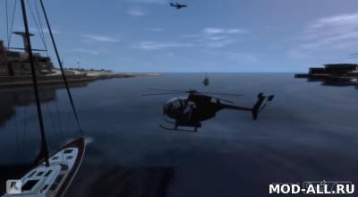 Скачать бесплатно мод AH-6 Little Bird для GTA 4