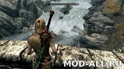 Скачать бесплатно мод Кристальный меч солнца для Skyrim