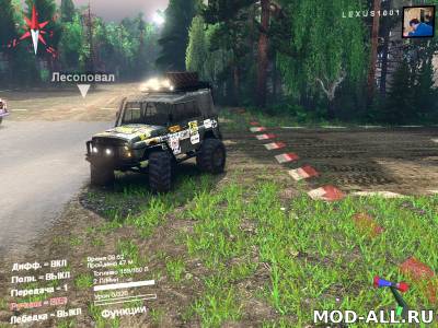 Скачать бесплатно мод UAZ Turbo для Spintires