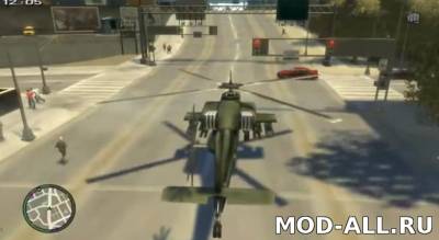 Скачать бесплатно мод Вертолет Хантер / Hunter Helicopter для GTA 4