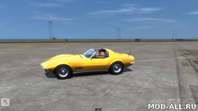 Скачать бесплатно мод Corvette Sting Ray 1968 для GTA 4