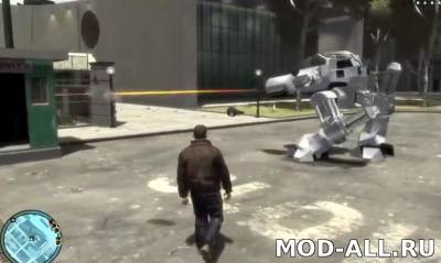 Скачать бесплатно мод ED-209 для GTA 4