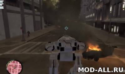 Скачать бесплатно мод ED-209 для GTA 4