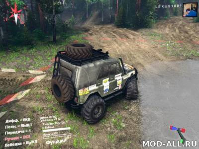 Скачать бесплатно мод UAZ Turbo для Spintires