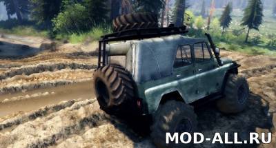 Скачать бесплатно мод UAZ Turbo для Spintires