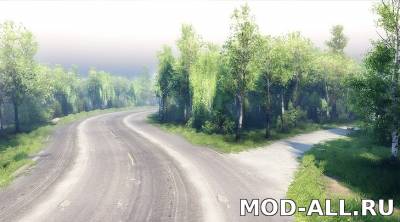 Скачать бесплатно мод Drift Map для Spintires