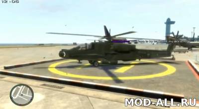 Скачать бесплатно мод Вертолет Хантер / Hunter Helicopter для GTA 4