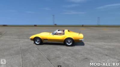 Скачать бесплатно мод Corvette Sting Ray 1968 для GTA 4
