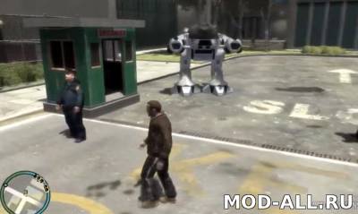 Скачать бесплатно мод ED-209 для GTA 4