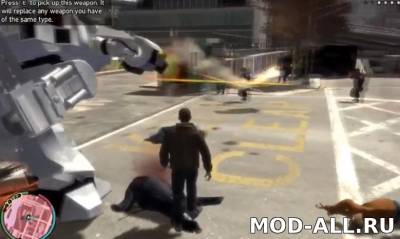 Скачать бесплатно мод ED-209 для GTA 4