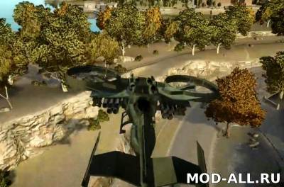 Скачать бесплатно мод Avatar AT-99 Scorpion Gunship для GTA 4